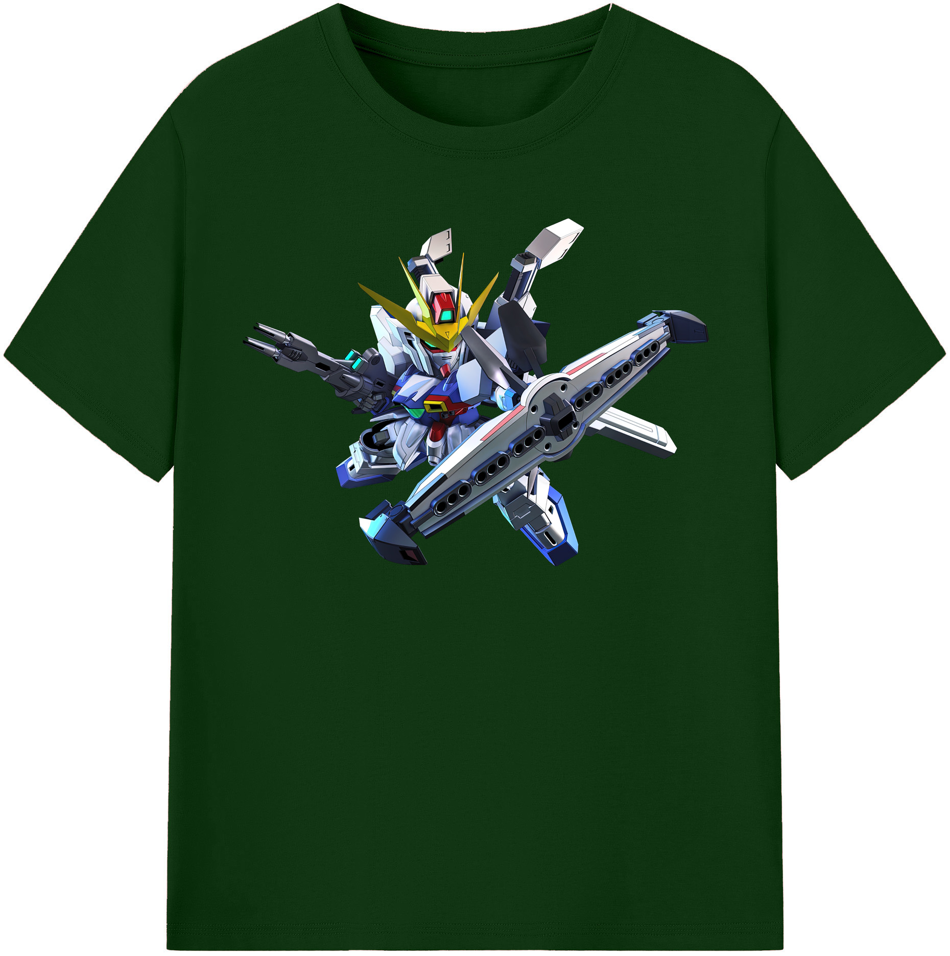 （画像用） 機動戦士ガンダム Mobile Suit Gundam 綿100％半袖Tシャツ（フロントプリント）